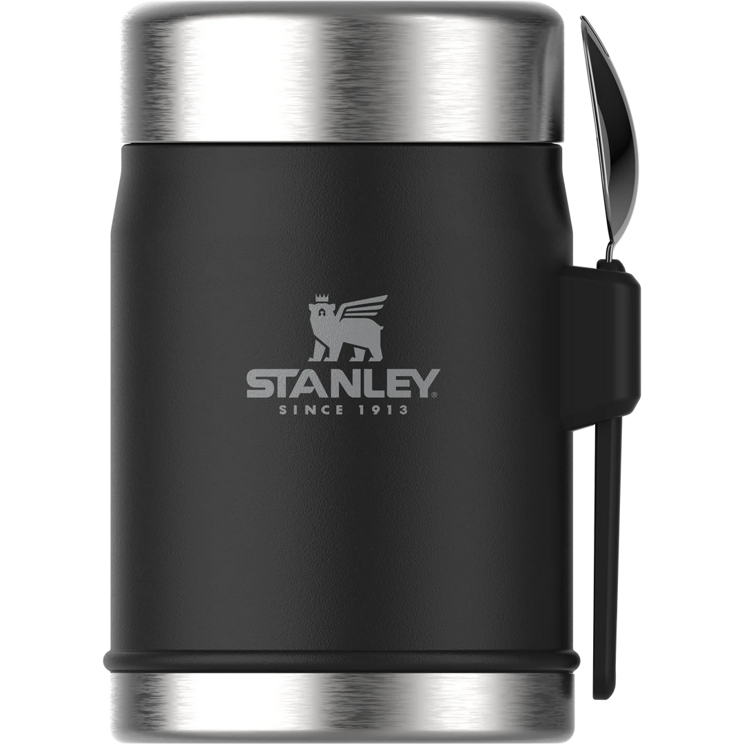 Classic Legendary Kaşıklı Yemek Termosu  0.4 LT Siyah