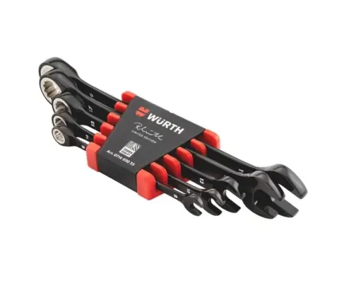 Würth 8-19mm Cırcırlı Anahtar Seti 5 Parça Reinhold Würth İmzalı