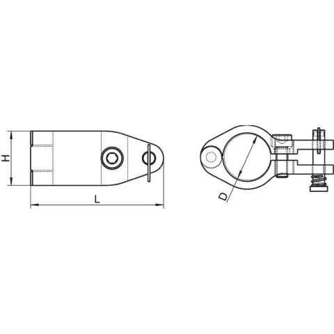 Würth Pimli Tente Parçası Bölünebilir A4 Paslanmaz Çelik (D 22 mm-L 69 mm)