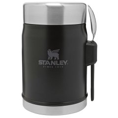 Stanley Klasik Yemek Termosu ve Kaşık Siyah 0,40 Lt.