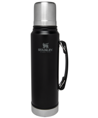 Stanley Classic Vakumlu Çelik Termos 1 Lt Siyah