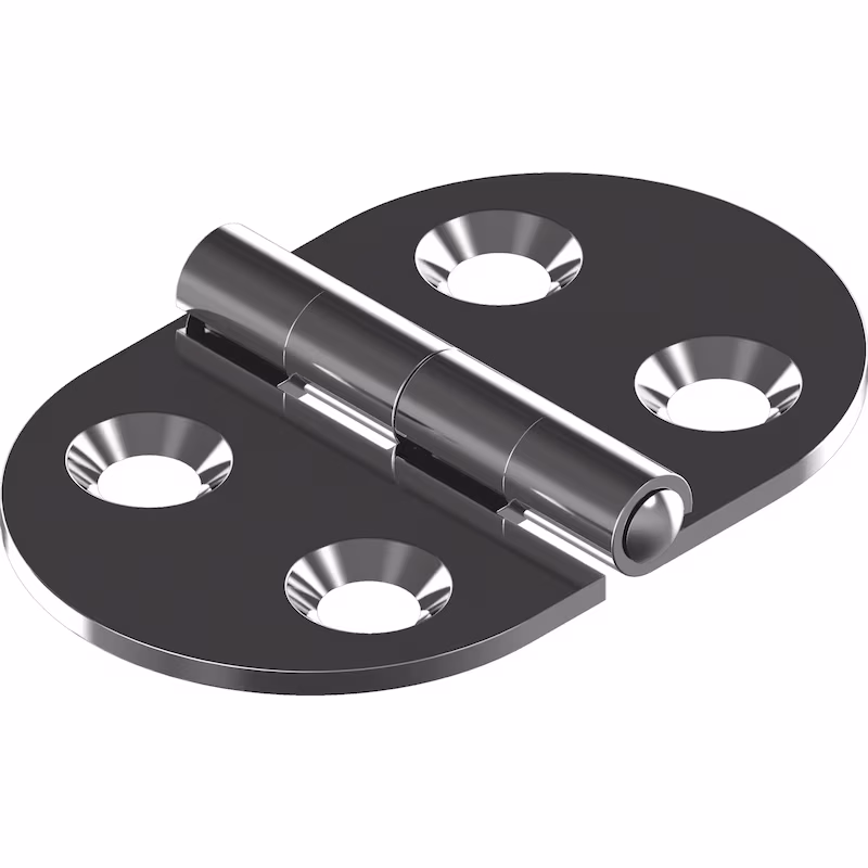 Würth Fransız Dolap Menteşesi A2 Paslanmaz Çelik - 47X30X1,5 mm