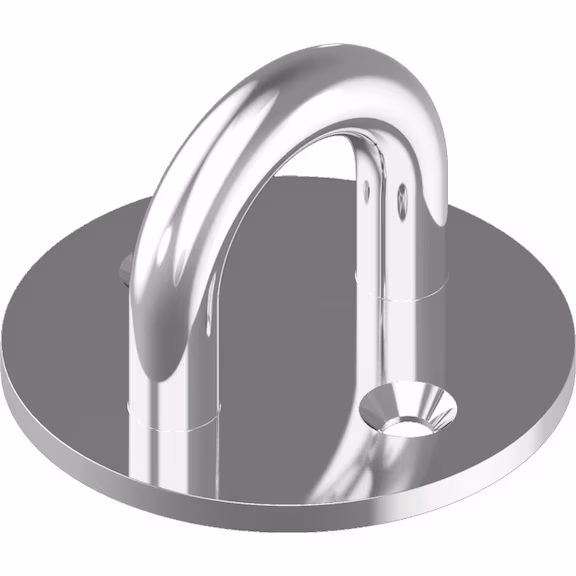 Würth Yuvarlak Halka Plakası, Paslanmaz Çelik A2 Mapa 40X26 mm