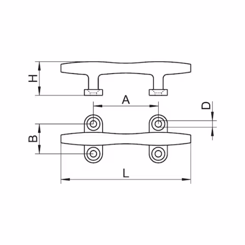 Würth  Dalgalı Koç Boynuzu, A4 Paslanmaz Çelik L100 mm