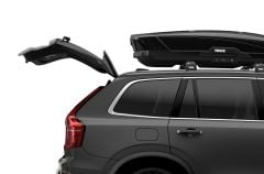 THULE MOTION XT XL Portbagaj Parlak Siyah & SQUAREBAR EVO (Kare Barlı) Taşıyıcı Sistem