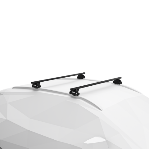 Thule Squarebar Evo Kare Çelik Barlı Bitişik Raylı Araç Üzeri Taşıyıcı Sistem
