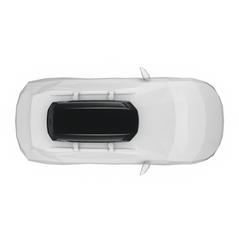 Thule Pulse 2 M 400L Portbagaj + WingBar Evo Gri Tavan Taşıyıcı Seti