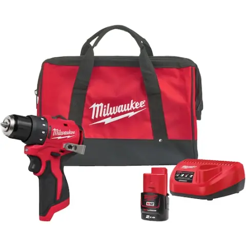 Milwaukee M12 BLDDRC-201BRF Taşıma Çantasında Kompakt Kömürsüz Akülü Matkap