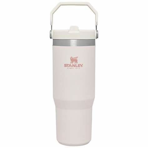 Stanley The IceFlow Flip Straw Pipetli Termos Bardak 0,89 LT Açık Pembe