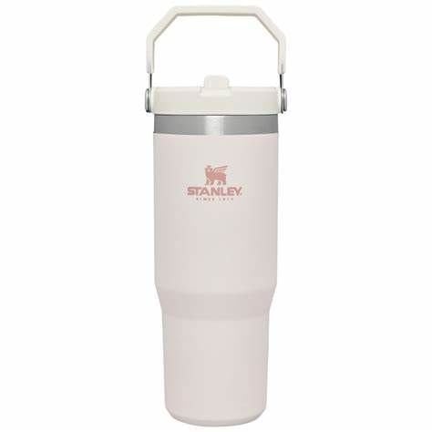 Stanley The IceFlow Flip Straw Pipetli Termos Bardak 0,89 LT Açık Pembe