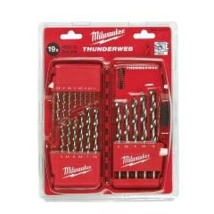 MILWAUKEE 19 PARÇA THUNDERWEB SERİSİ METAL MATKAP UÇ SETİ 1-10 MM