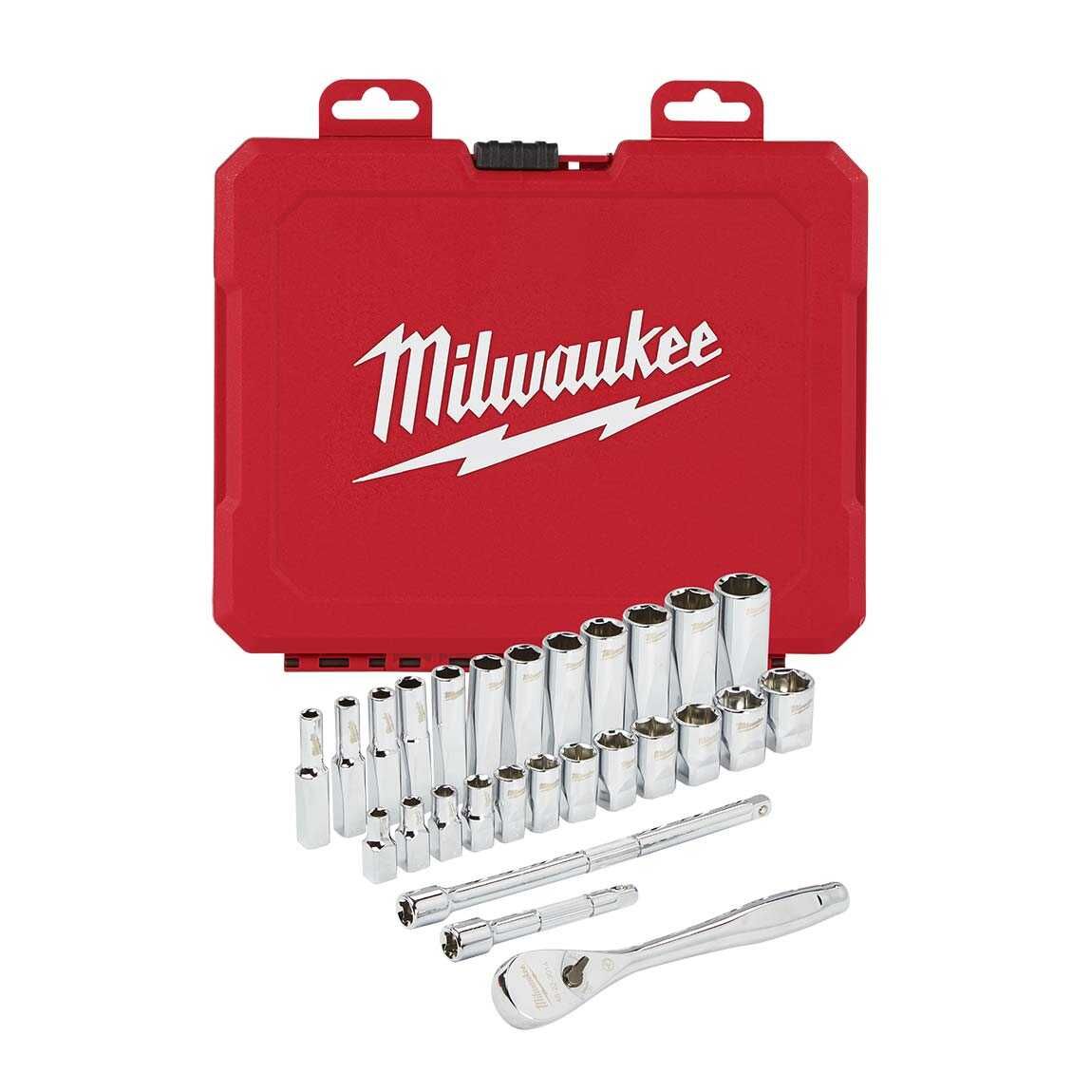 MILWAUKEE 1/4'' 28 PARÇA CIRCIR + LOKMA TAKIMI