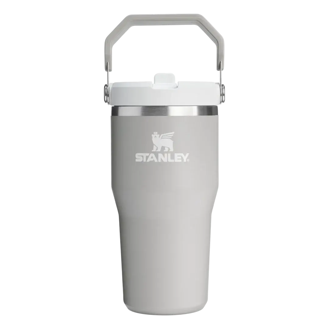 Stanley IceFlow™ Flip Straw Tumbler Pipetli Termos 0.60 LT - Koyu Beyaz