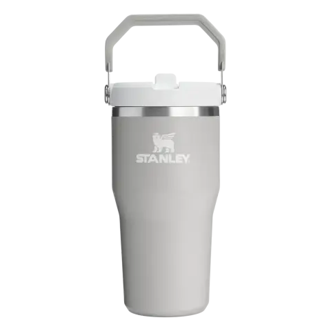 Stanley IceFlow™ Flip Straw Tumbler Pipetli Termos 0.60 LT - Koyu Beyaz