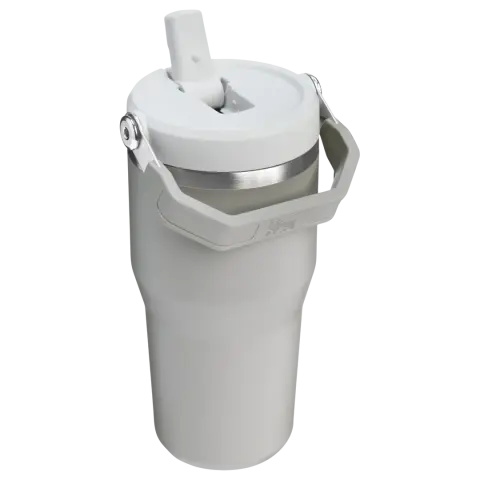 Stanley IceFlow™ Flip Straw Tumbler Pipetli Termos 0.60 LT - Koyu Beyaz