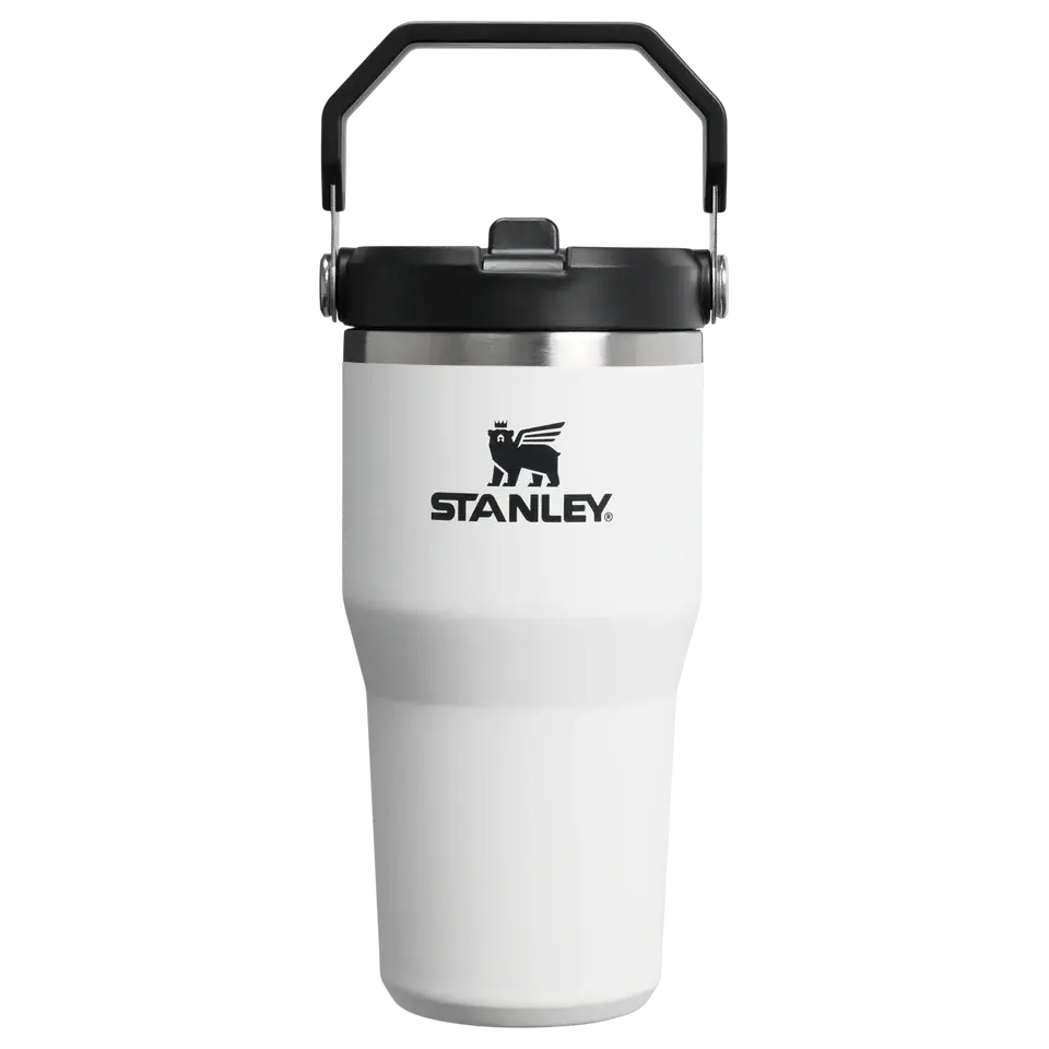 Stanley IceFlow™ Flip Straw Tumbler Pipetli Termos 0.60 LT - Beyaz
