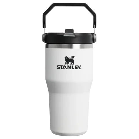 Stanley IceFlow™ Flip Straw Tumbler Pipetli Termos 0.60 LT - Beyaz