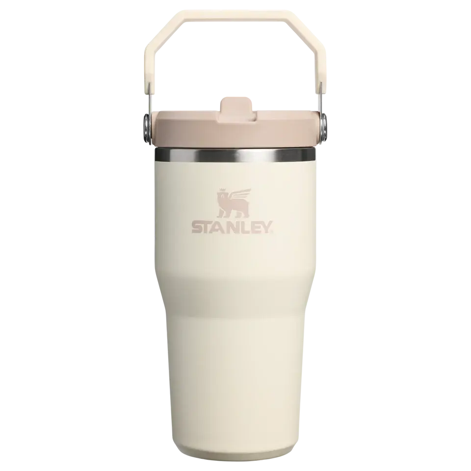 Stanley IceFlow™ Flip Straw Tumbler Pipetli Termos 0.60 LT - Krem