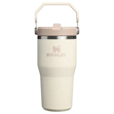 Stanley IceFlow™ Flip Straw Tumbler Pipetli Termos 0.60 LT - Krem