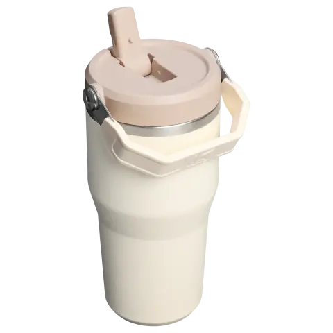 Stanley IceFlow™ Flip Straw Tumbler Pipetli Termos 0.60 LT - Krem
