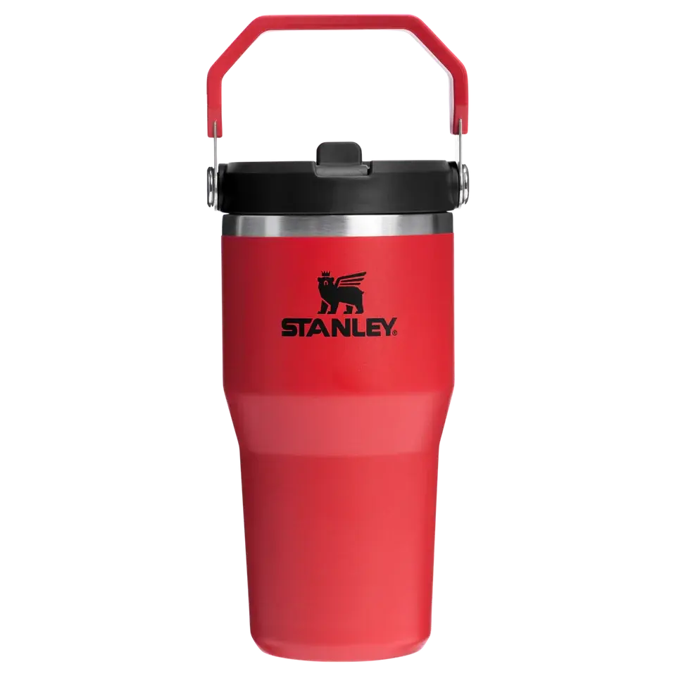 Stanley IceFlow™ Flip Straw Tumbler Pipetli Termos 0.60 LT - Kırmızı