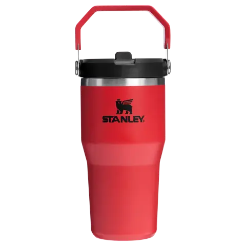 Stanley IceFlow™ Flip Straw Tumbler Pipetli Termos 0.60 LT - Kırmızı