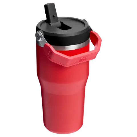 Stanley IceFlow™ Flip Straw Tumbler Pipetli Termos 0.60 LT - Kırmızı