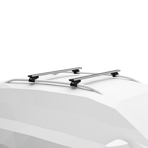 Thule Wingbar Evo Geniş Tavan Raylı Araç Üzeri Taşıyıcı Sistem - Gri Barlı