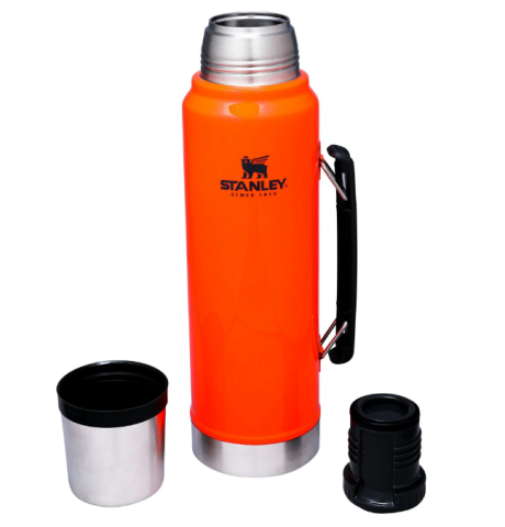 Stanley Klasik Vakumlu Kulplu Termos 1 LT Turuncu