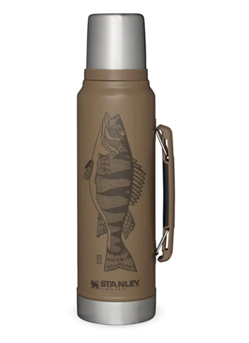 Stanley Klasik Vakumlu Kulplu Termos 1 LT Kahverengi