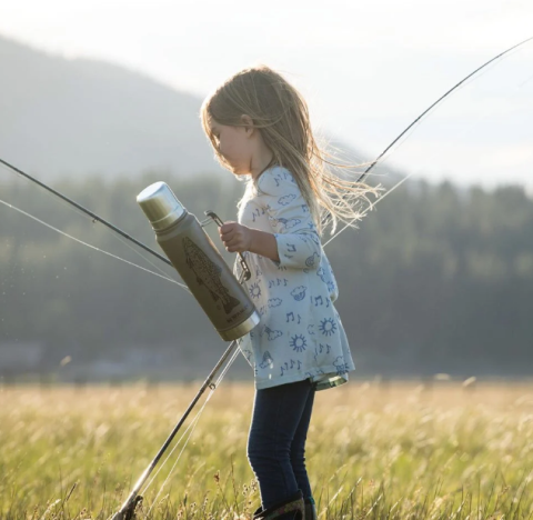 Stanley Klasik Vakumlu Kulplu Termos 1 LT Kahverengi