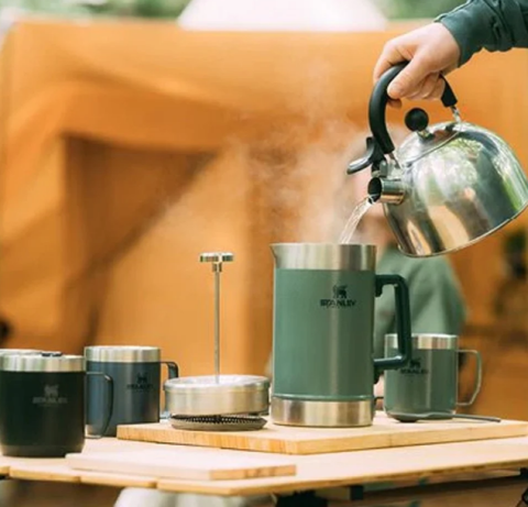Stanley Klasik French Press Termos 1.4 Lt Yeşil