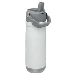 Stanley The Iceflow™ Flip Straw Su Termosu 0,65L Beyaz