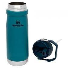 Stanley The Iceflow™ Flip Straw Su Termosu 0,65L Gece Mavisi