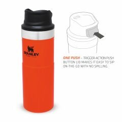 Stanley Klasik Trigger-Action Termos Bardak 0,47 Lt Neon Turuncu