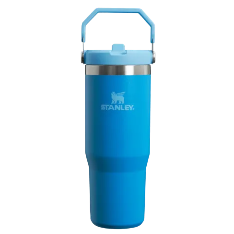 IceFlow™ Flip Straw Tumbler Pipetli Termos  0.89 Lt Mavi