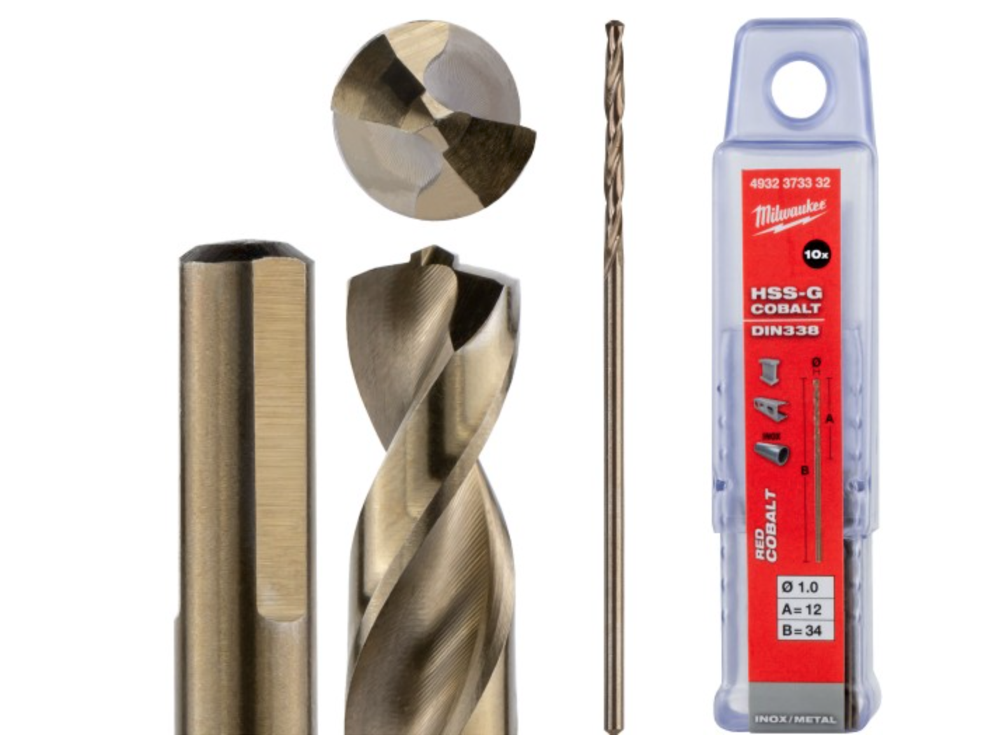MILWAUKEE METAL MATKAP UCU HSS-G 5.0X86MM 10 LU ALTIN SERİSİ