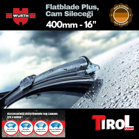 Würth Flatblade Plus Cam Sileceği 400mm-16''