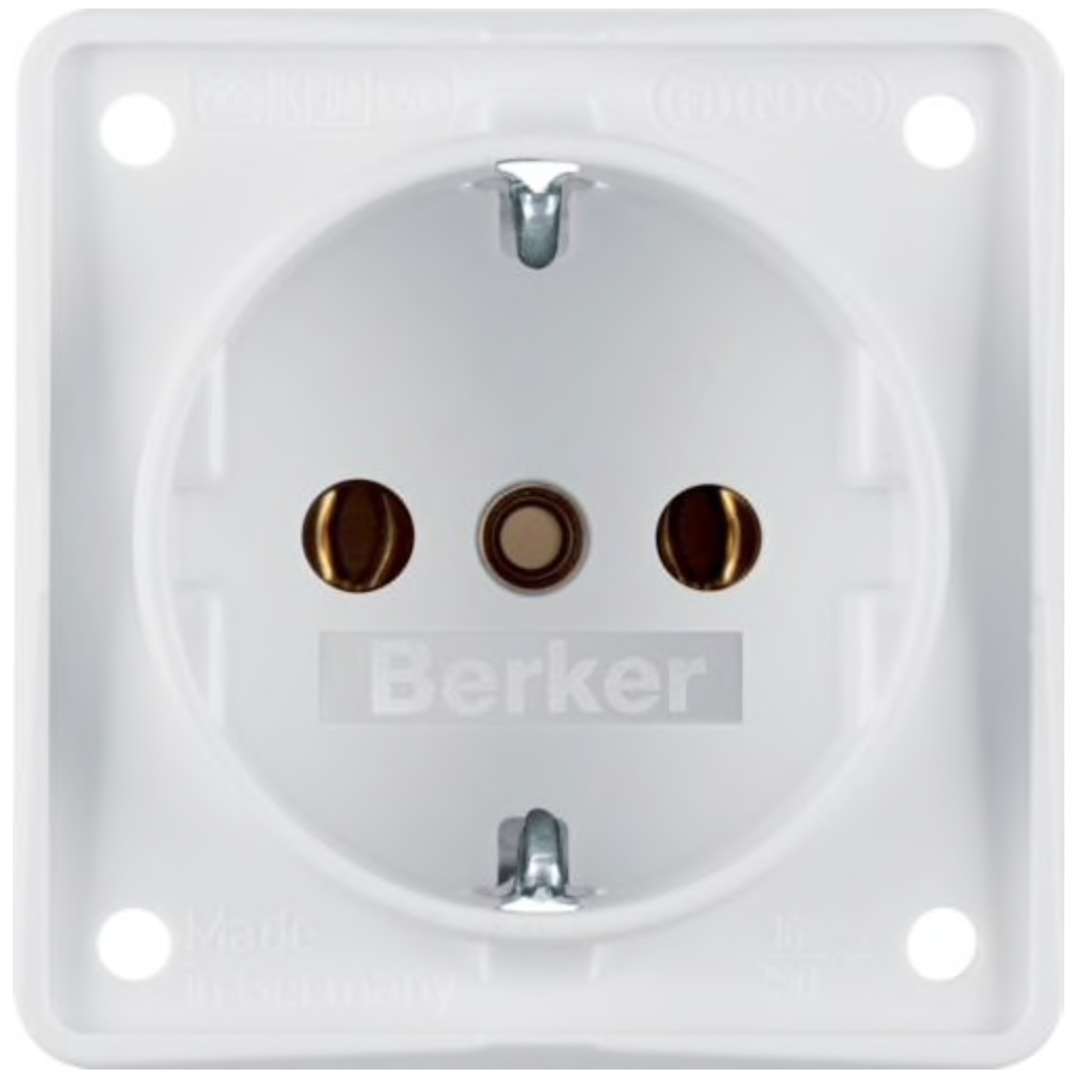 BERKER B MOB.KARBEYAZI TOPRAKLI PRİZ