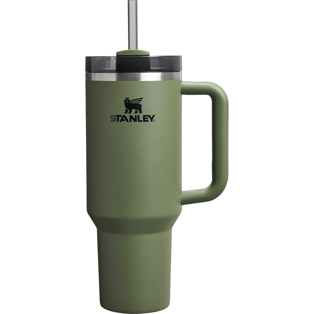 Stanley Quencher H2.O FlowState™ Tumbler Pipetli Termos | 1.18L Haki