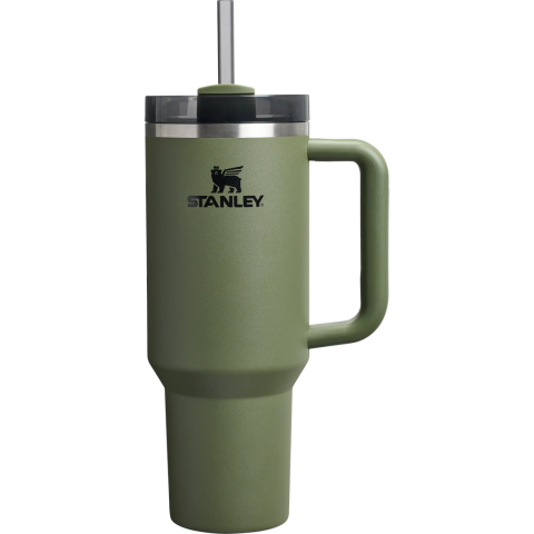 Stanley Quencher H2.O FlowState™ Tumbler Pipetli Termos | 1.18L Haki