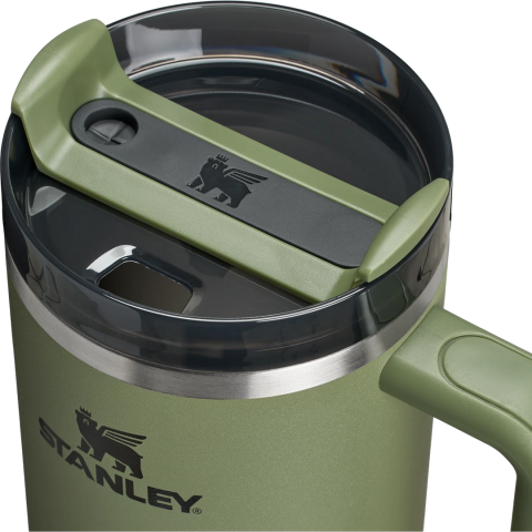 Stanley Quencher H2.O FlowState™ Tumbler Pipetli Termos | 1.18L Haki