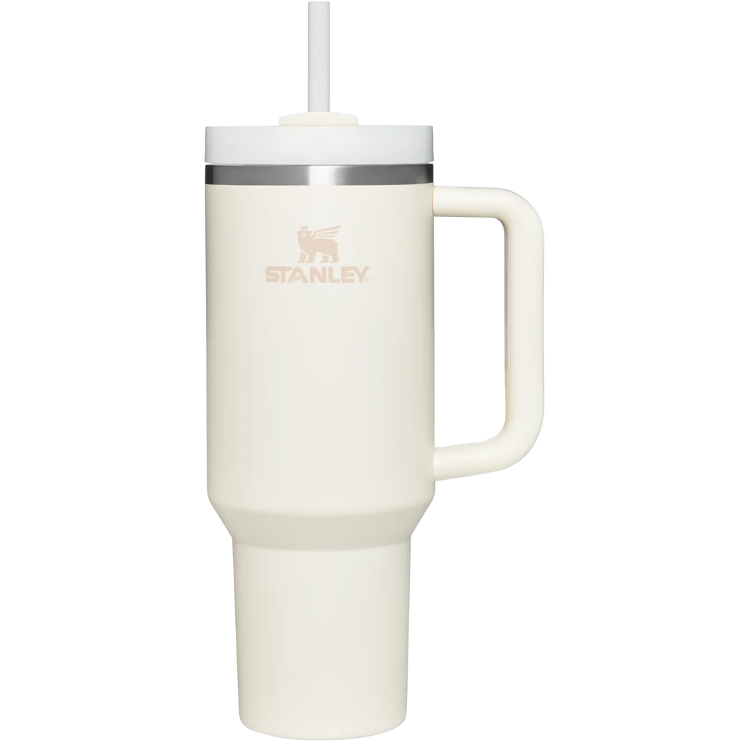 Stanley Quencher H2.O FlowState™ Tumbler Pipetli Termos | 1.18L Krem