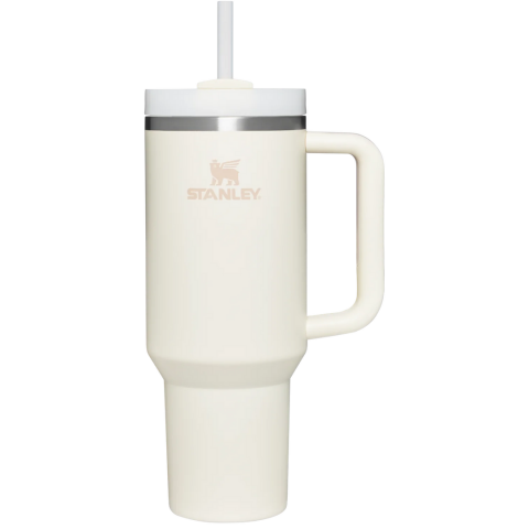 Stanley Quencher H2.O FlowState™ Tumbler Pipetli Termos | 1.18L Krem