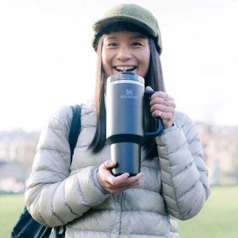 Stanley Quencher H2.O FlowState™ Tumbler Pipetli Termos | 1.18L Siyah