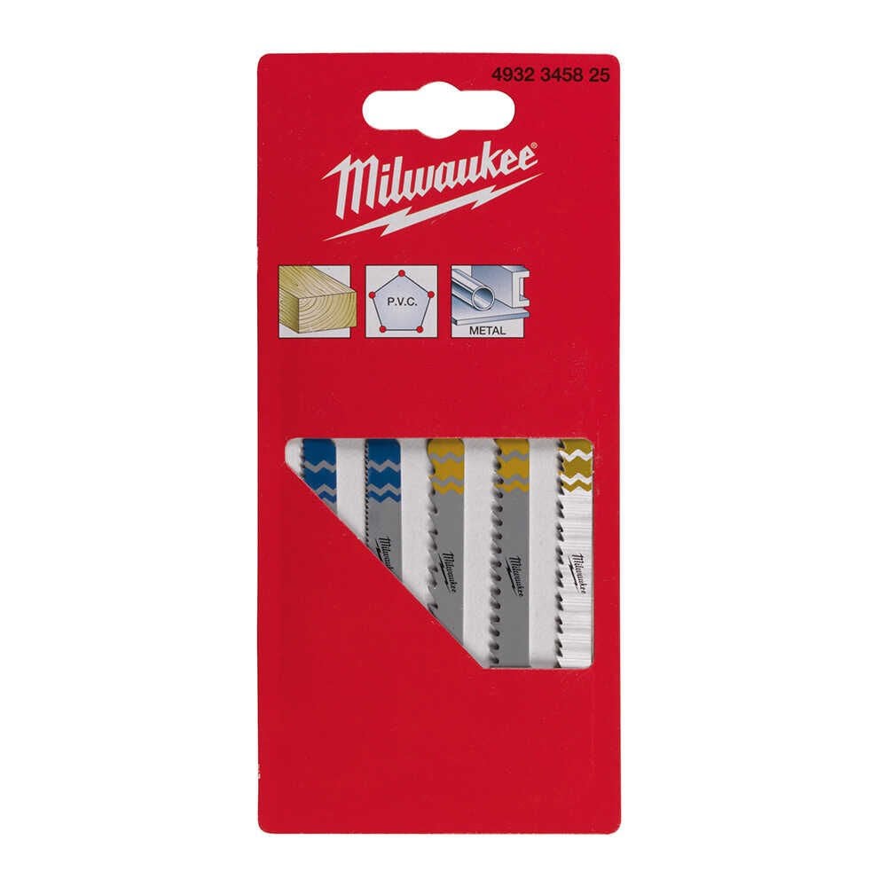 Milwaukee Dekupaj Bıçağı Karışık Set - 5'li