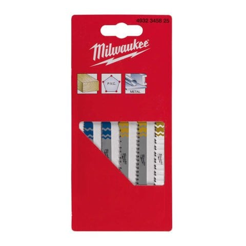 Milwaukee Dekupaj Bıçağı Karışık Set - 5'li