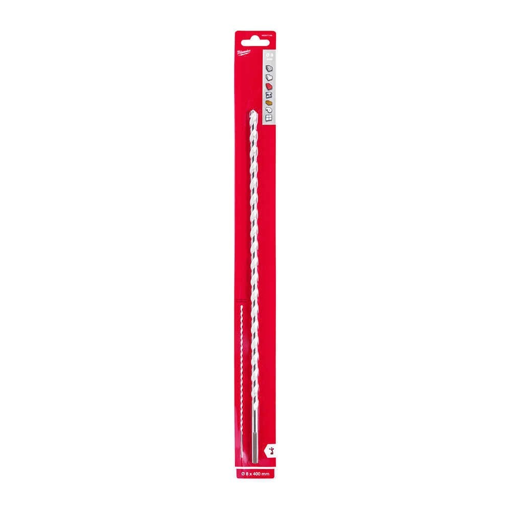 Milwaukee 8. 0x340 mm Hex Girişli Multi Beton Matkap Ucu