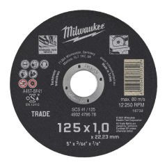 Milwaukee İnox SCS 41 125 X 1.0 mm Taş Metal Kesme Taşı