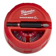 MILWAUKEE 15 PARÇA SHOCKWAVE IMPACT DUTY BİTS UÇ SETİ